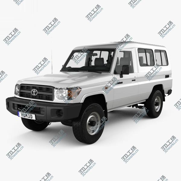 images/goods_img/202104023/Toyota Land Cruiser (J78) Wagon with HQ interior 2010 3D/1.jpg